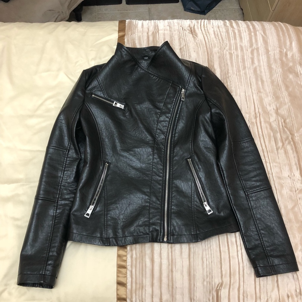 Guess Leather Jacket - image 1